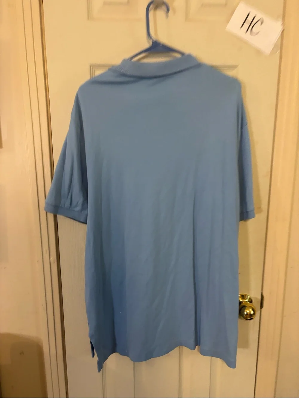 Ralph Lauren Light Blue Polo with Yellow Pony Embroidery